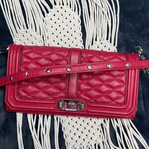 Rebecca Minkoff Red Quilted Love Purse